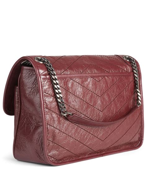 ysl niki bag medium red|YSL niki wallet.